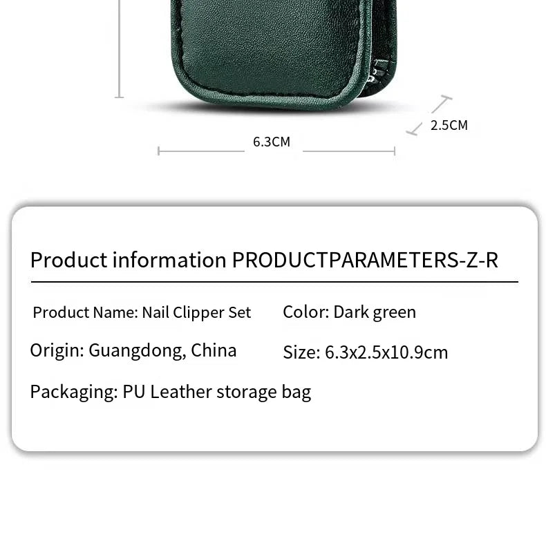 High-End 6-Piece Nail Scissors Set for Men and Women - Smarsty