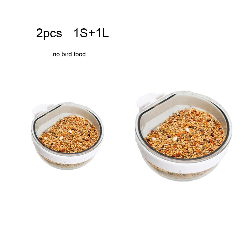Detachable Plastic Bird Feeding Bowl with Convenient Hanging Design - Smarsty