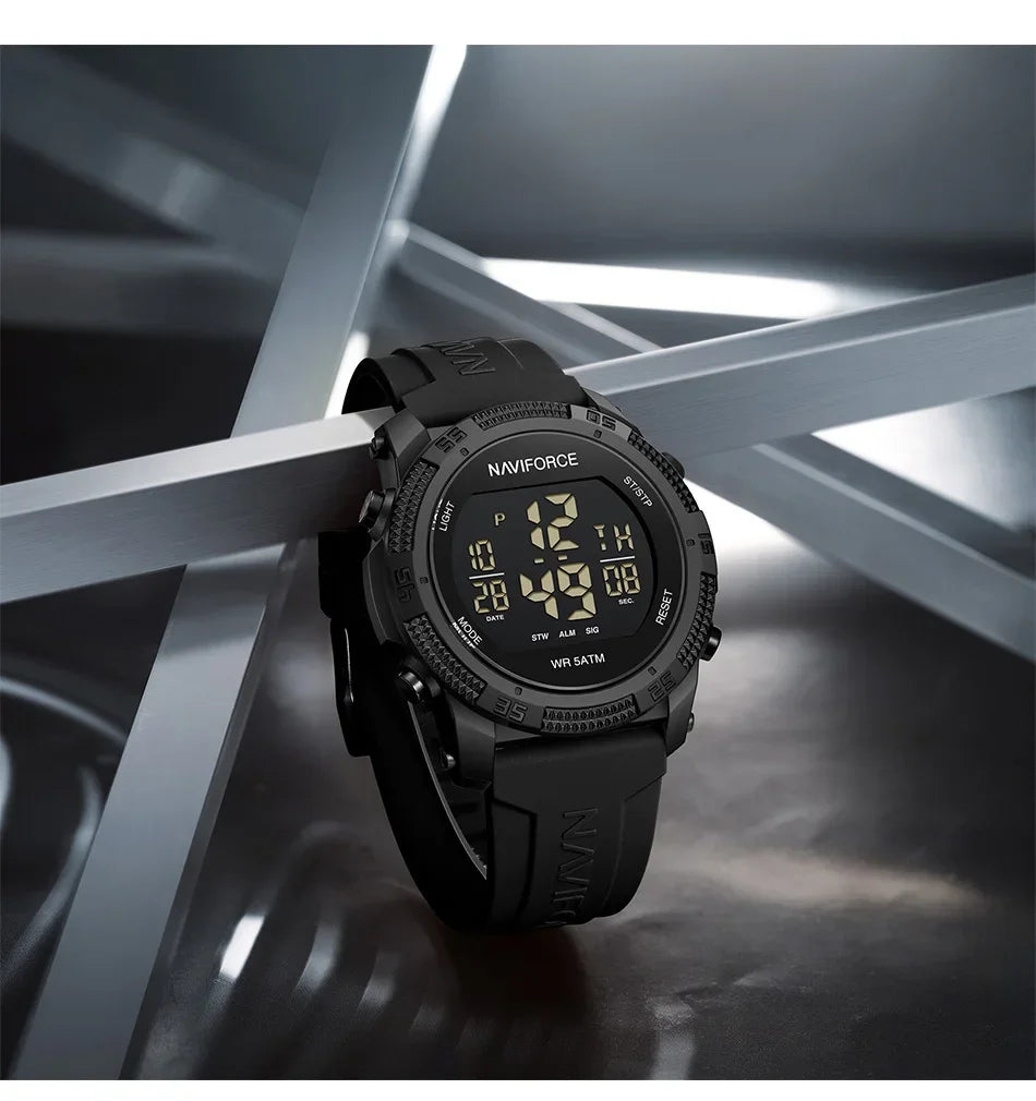 NAVIFORCE NF7104 Men's Waterproof Digital Watch with Alarm - Smarsty