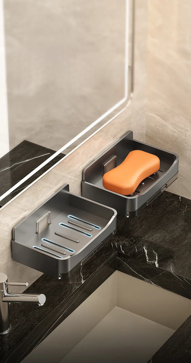 Wall Mounted Soap Holder with Double Drainage Design - Smarsty