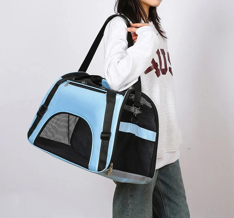 Breathable Portable Dog Carrier Bag for Travel - Smarsty