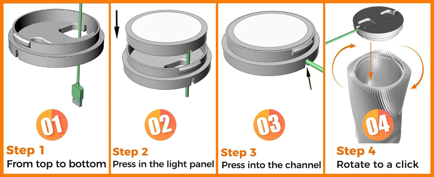 For Bambu Lab Led Lamp Kit Adjustable Light Kit Led Light Parts Hardware DIY Model white /cold/warm light Without Lamp shell 001 - Smarsty