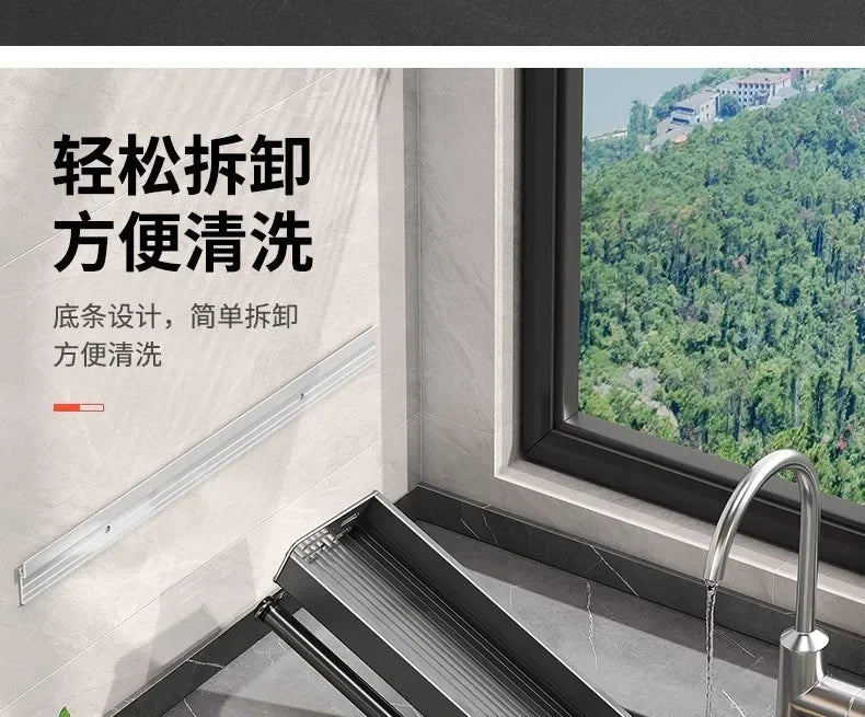 New Kitchen Storage Rack Seasoning Rack Wall-Mounted Condiment Multi-Functional Household kitchen organizer Storage Rack by Smarsty