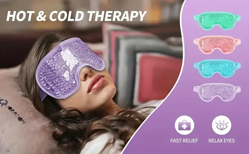 Cooling Gel Eye Mask for Puffiness Relief and Comfort - Smarsty