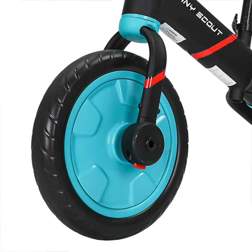 UBRAVOO Fit 'n Joy Beginner Toddler Training Bicycle for Boys Girls 2-4, 4-in-1 Kids Balance Bike with Pedals & Training Wheels