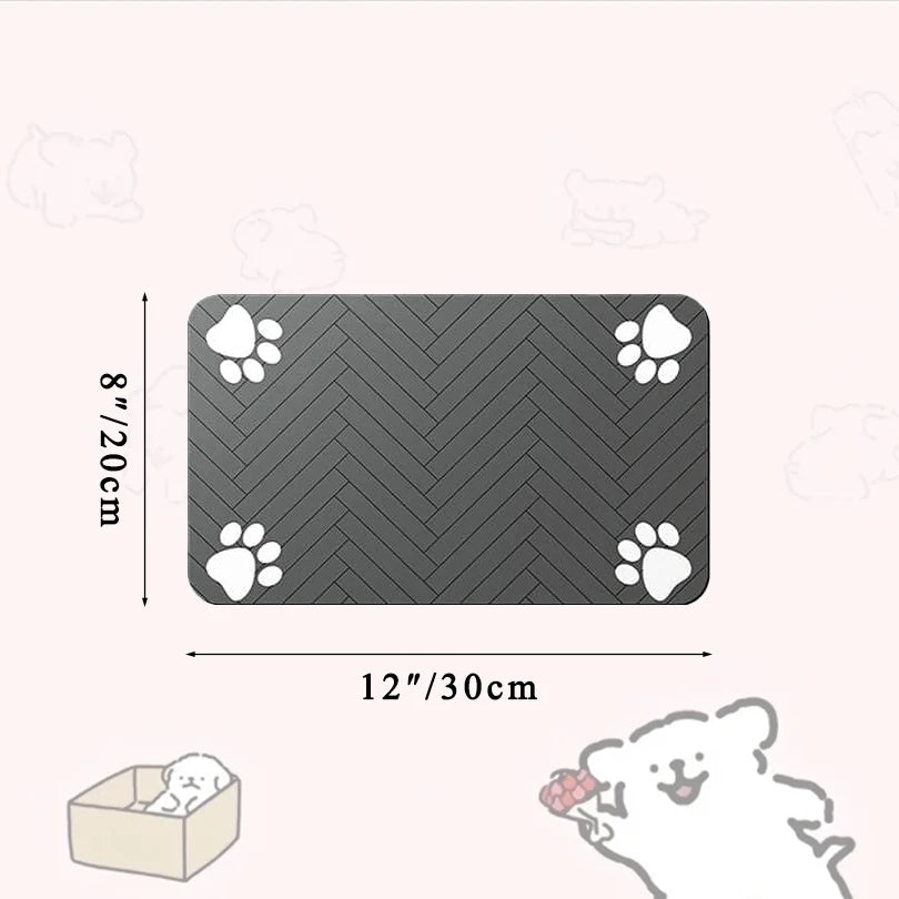 Waterproof Pet Feeding Mat with Quick Dry Feature - Smarsty