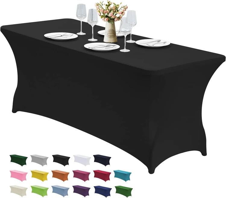 Stretch Spandex Table Cover for Rectangular Tables - Smarsty