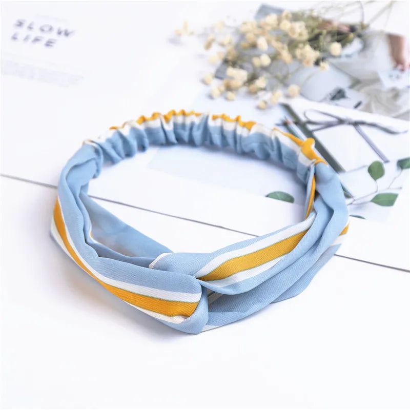 Bohemian Print Headbands For Women Vintage Turban Comfort - Smarsty