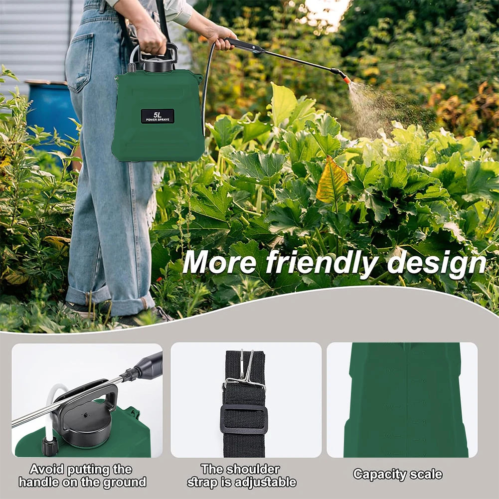 High-Pressure Electric Backpack Sprayer for Easy Irrigation - Smarsty