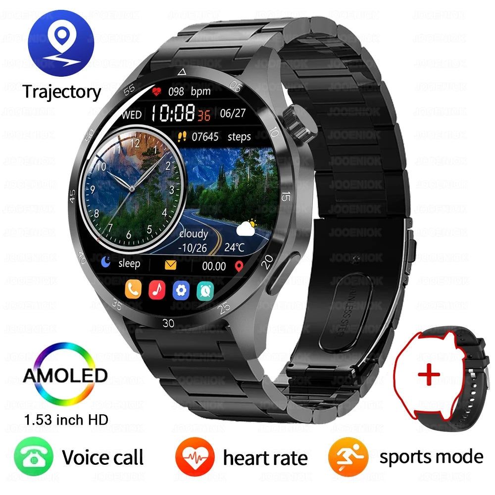GT5 Pro GPS Smartwatch with AMOLED Screen and Heart Rate Monitoring - Smarsty