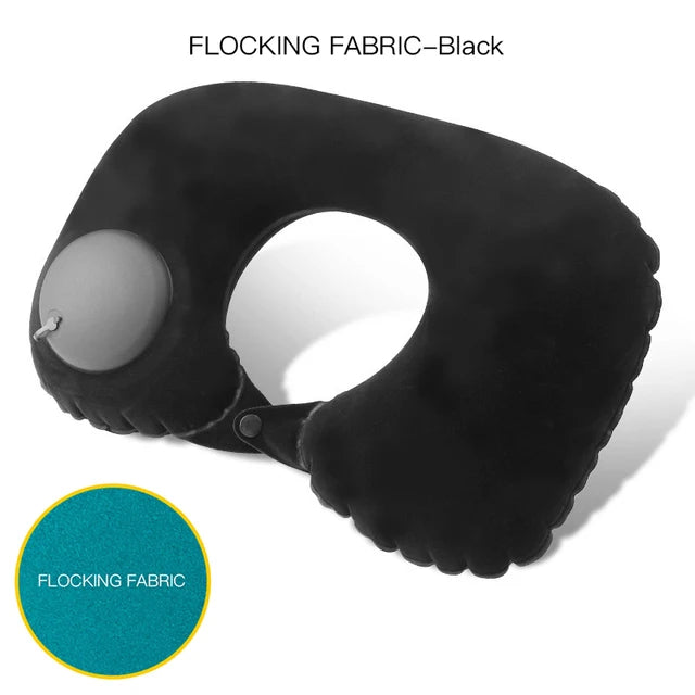U Shape Inflatable Travel Pillow for Comfort and Support - Smarsty