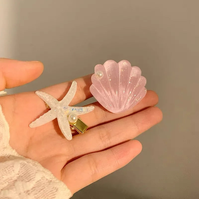 Elegant Starfish Hair Clips for Summer Beach Style - Smarsty