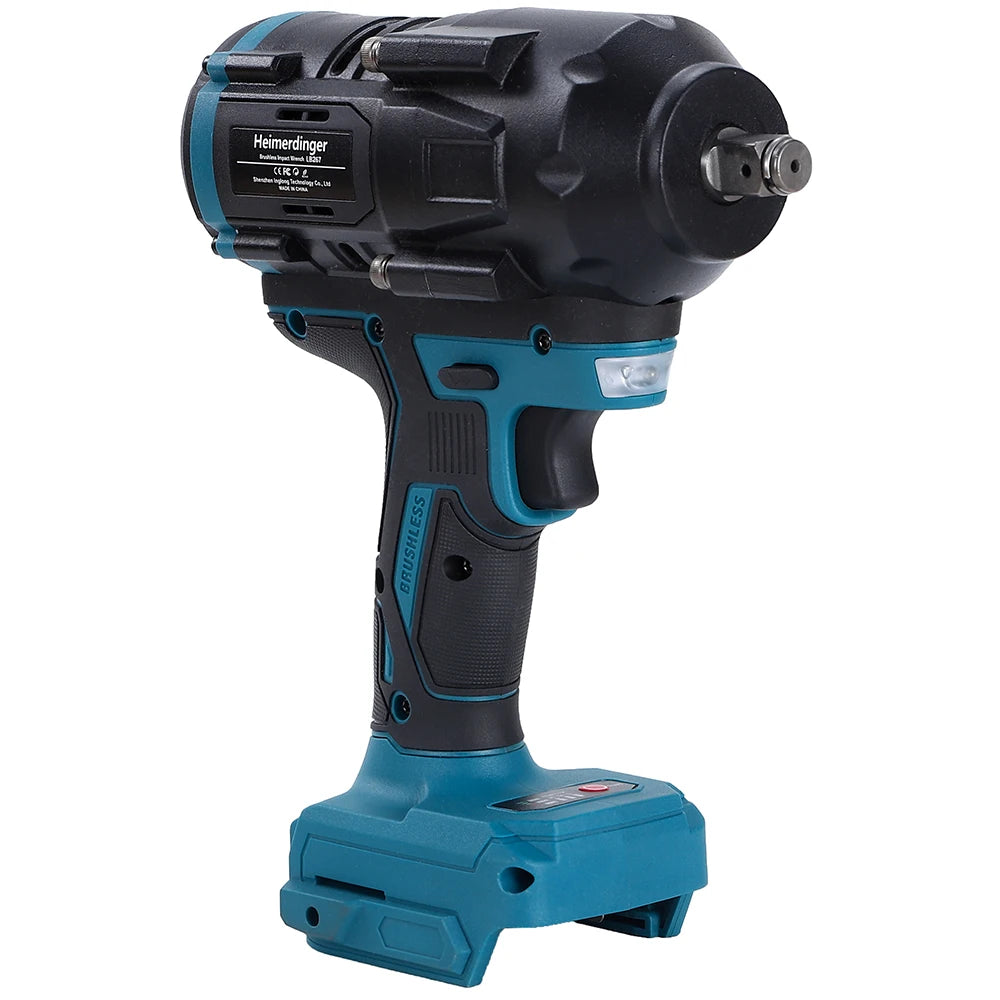 Heimerdinger 18V Brushless Cordless Impact Wrench 1000NM Torque - Smarsty
