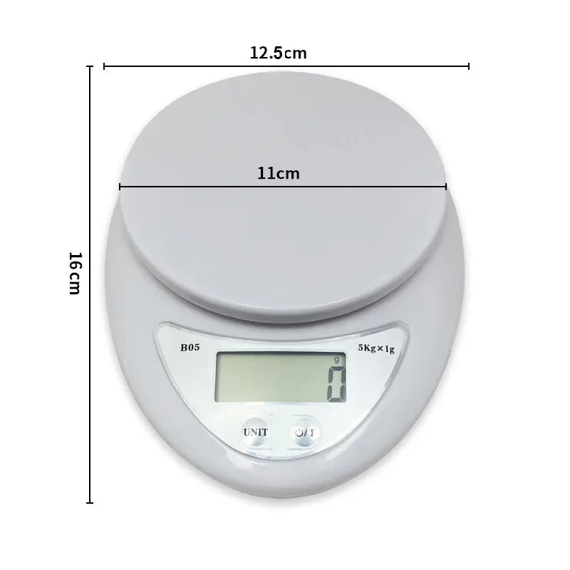 Mini Portable Digital Kitchen Scale with LCD Display - Smarsty