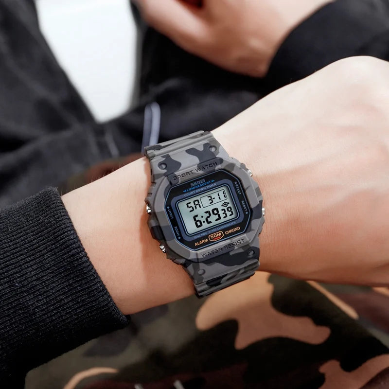 SKMEI 1628 Waterproof Military Digital Watch for Men - Smarsty