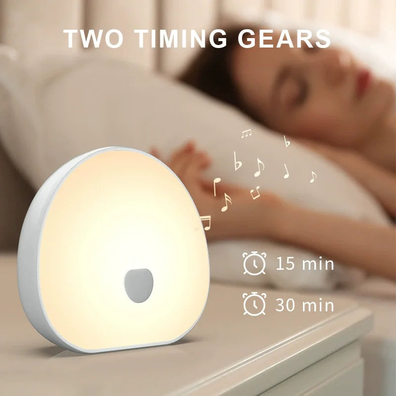 Rechargeable White Noise Machine With Soothing Night Light - Smarsty
