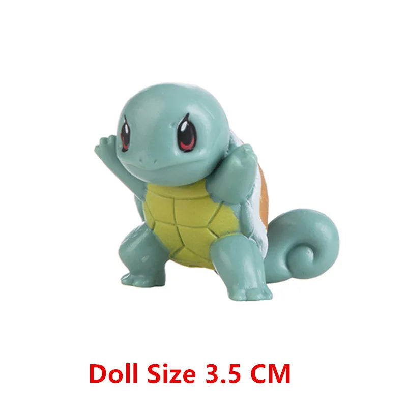 Pokemon 4-13Cm New Cartoons Movie Anime Figure Pikachu Mewtwo Charmander Blastoise Gurado Pet Action Model Toy Gifts by Smarsty