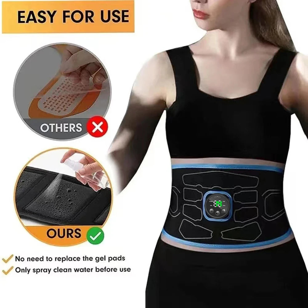 EMS Abdominal Toning Belt for Effective Body Slimming - Smarsty
