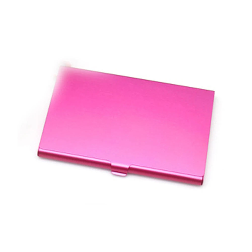 Creative Business Card Case Aluminum Alloy Bank Credit ID Card Wallet Name Card Holder Metal Box Cover Card Holder Men Wallet