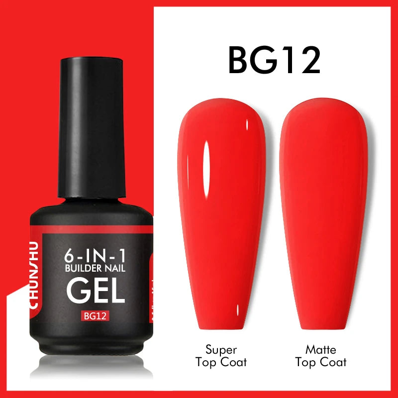 Chunshu 6 In 1 Builder UV Gel Polish 15ML - Smarsty