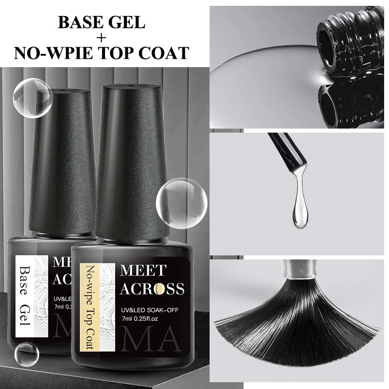 Meet Across UV Base Top Coat Gel Polish for Durable Manicures - Smarsty