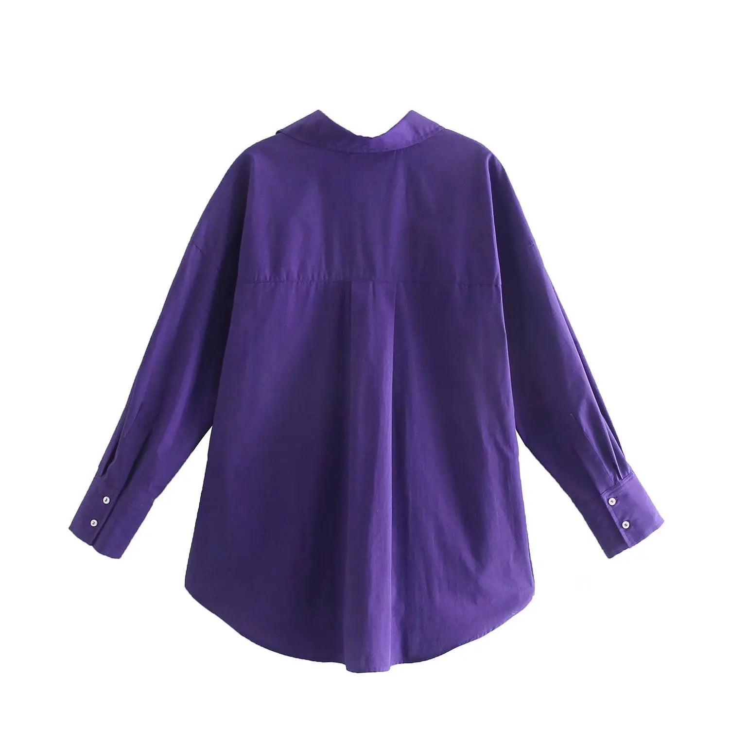 MUJER Women Shirt Multicolour Button Up Shirt Women Summer Long Sleeve Top Female Streetwear Oversize Shirts And Blouses Women - Smarsty
