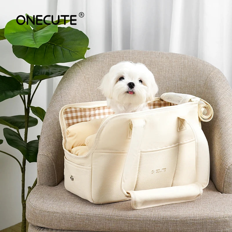 Portable Dog Carrier Bag for Small Pets Comfort and Style - Smarsty
