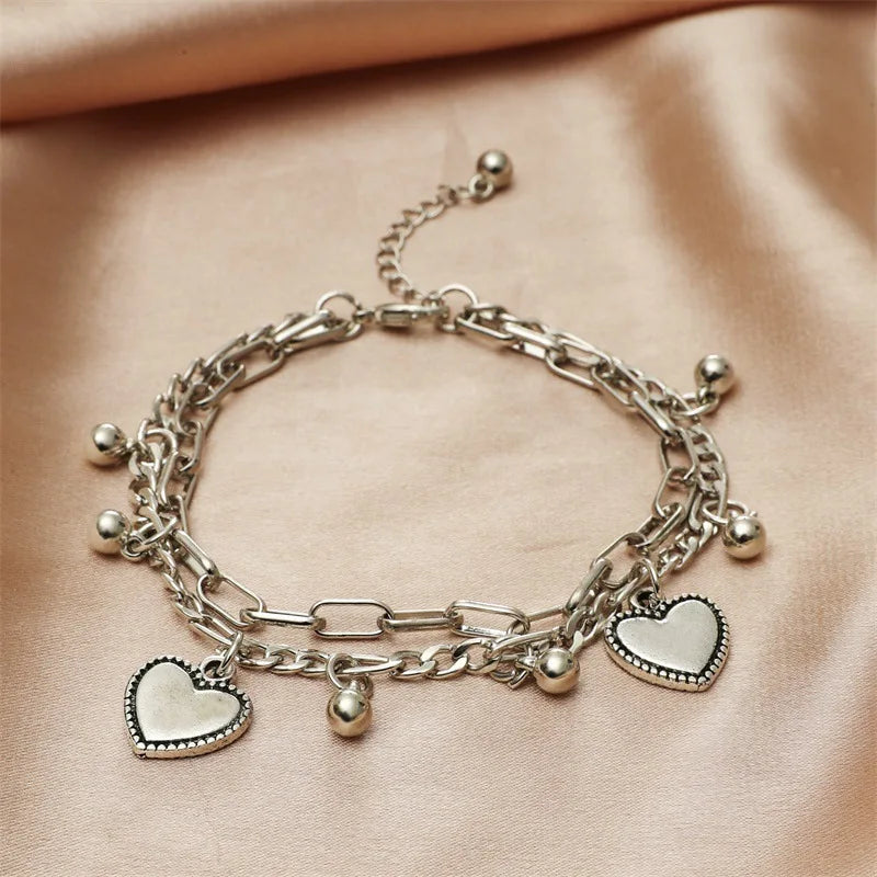 Women's Multi Layered Steel Ball Love Bracelet - Smarsty