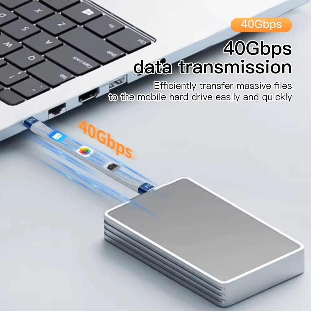 USB C to USB C Fast Charging Cable 240W 8K Data Transfer - Smarsty