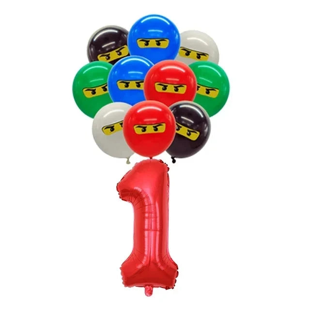 Ninja Theme Birthday Party Disposable Tableware Set - Smarsty