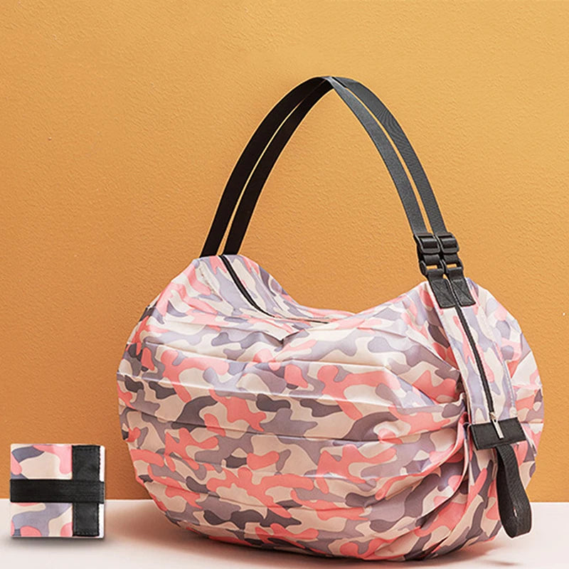 Foldable Storage Bag With Handle Camouflage Shopping Bag - Smarsty