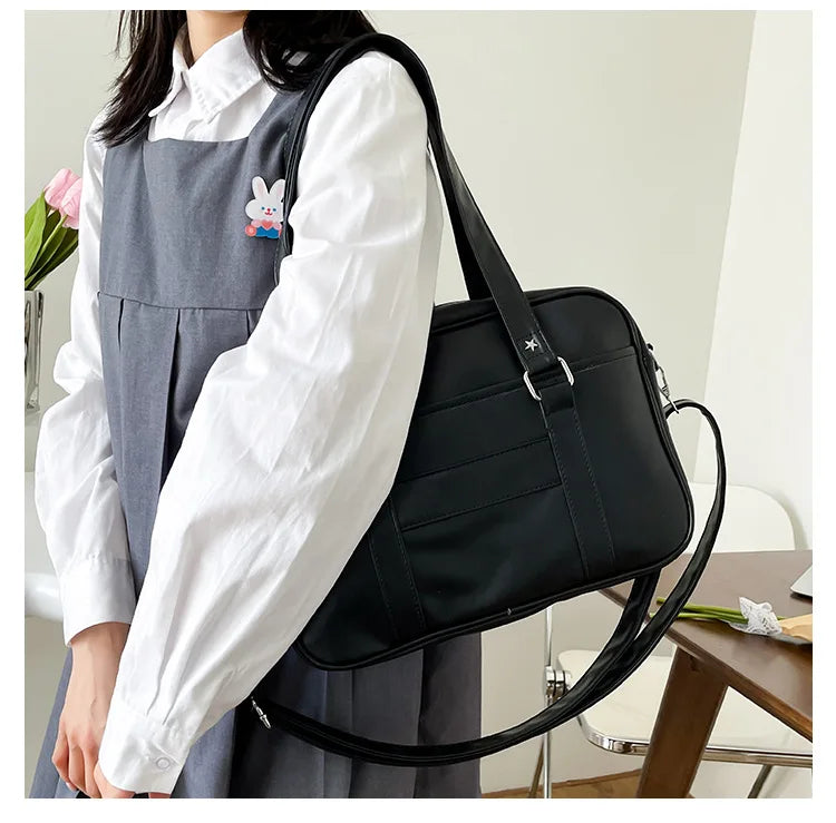 Japanese Style JK Bag Women PU Leather Crossbody Bag - Smarsty