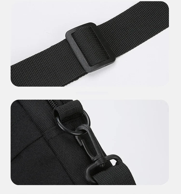 Compact Square Crossbody Bag With Oxford Cloth Durability - Smarsty