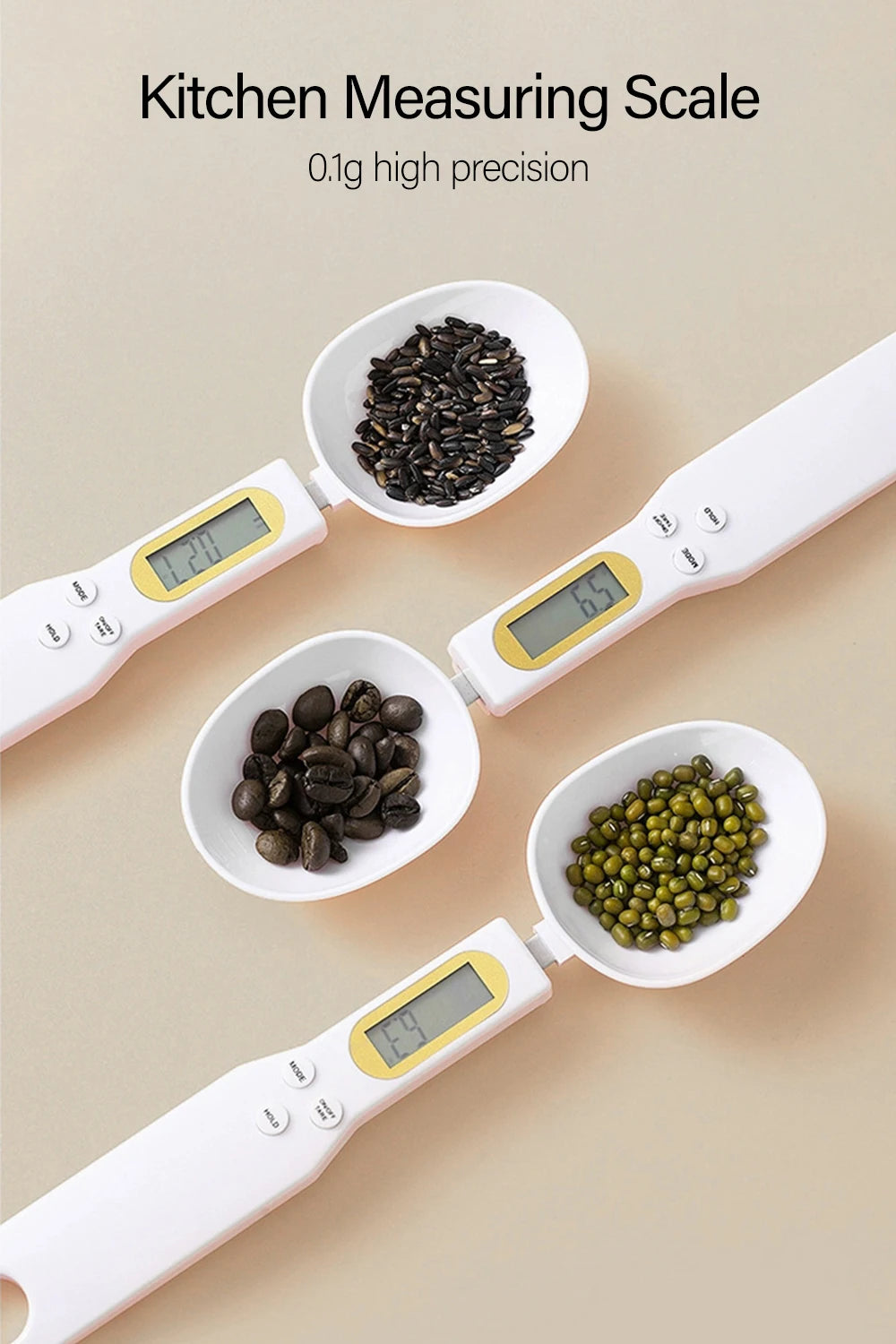 Digital Kitchen Scale Measuring Spoon with LED Display - Smarsty