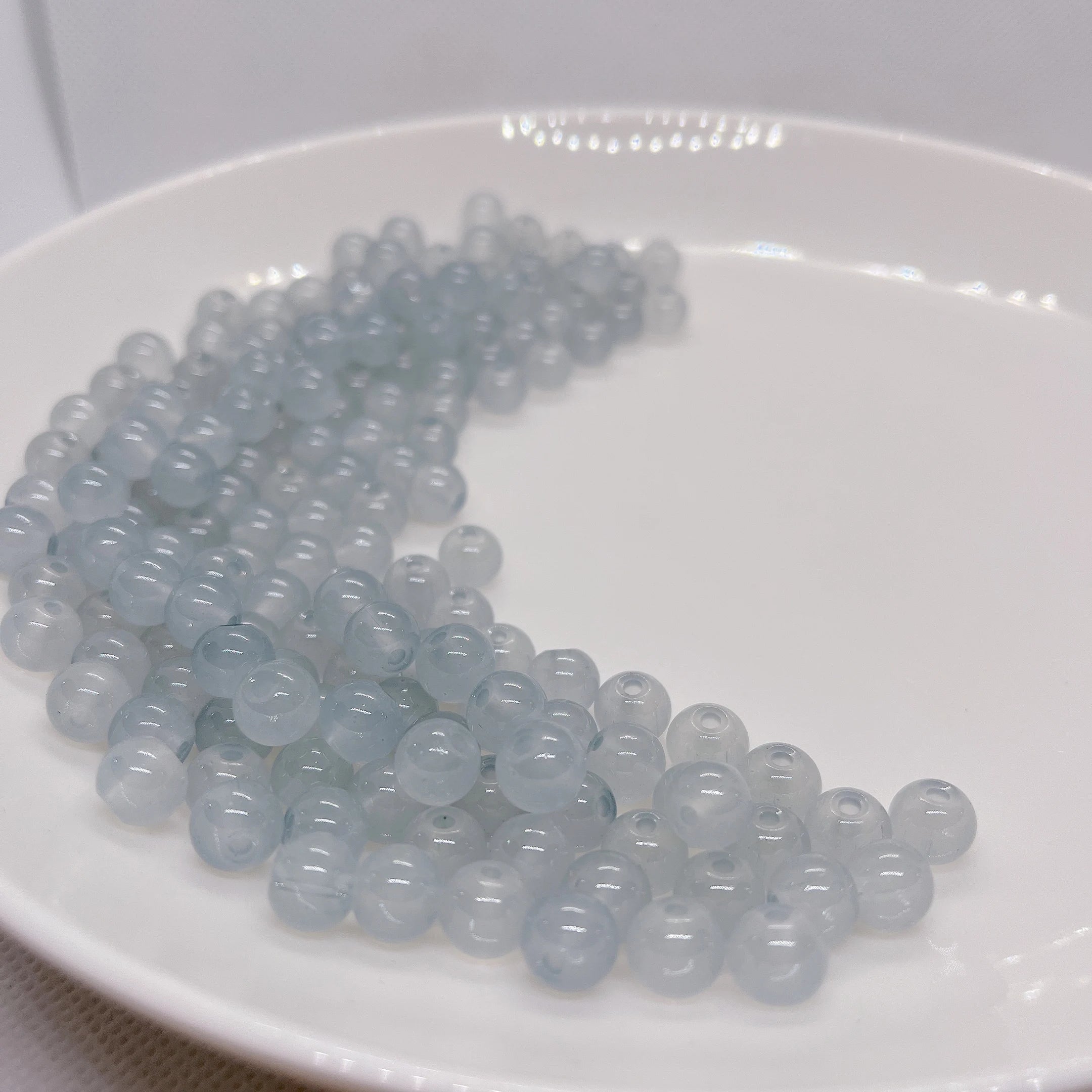 8mm Multicolor Glass Beads for Handmade Jewelry - Smarsty