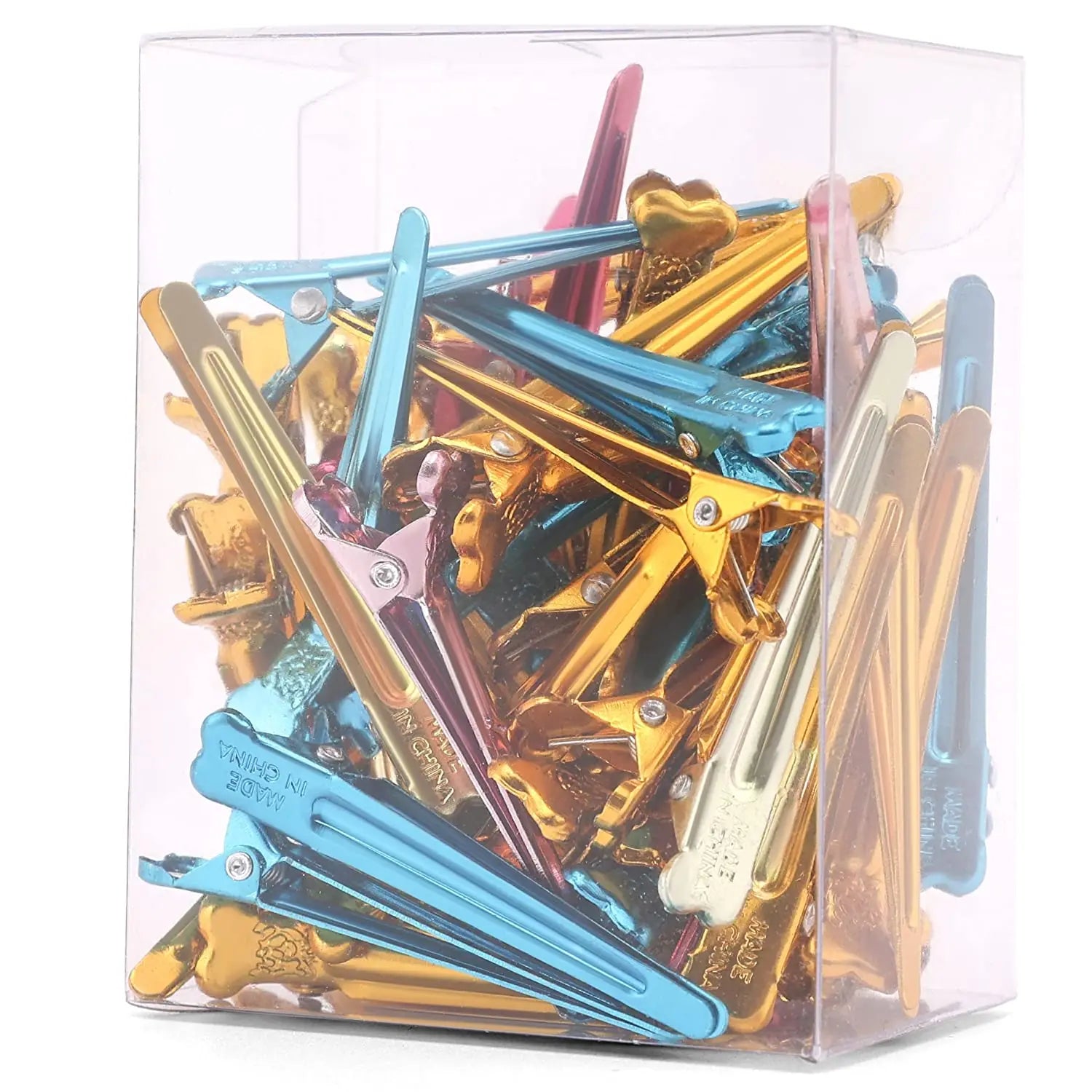 50 Pcs Heat Resistant Hairdressing Clips for Styling - Smarsty
