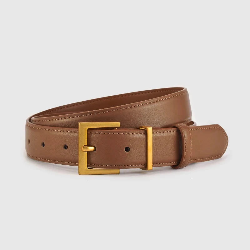 Luxury Double Genuine Leather Belt for Women - Smarsty