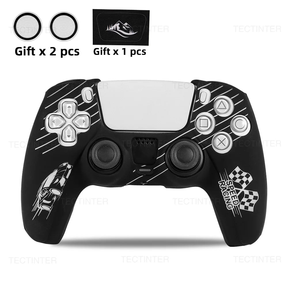 Silicone Protective Cover for PS5 Controller Anti-Slip Grip - Smarsty