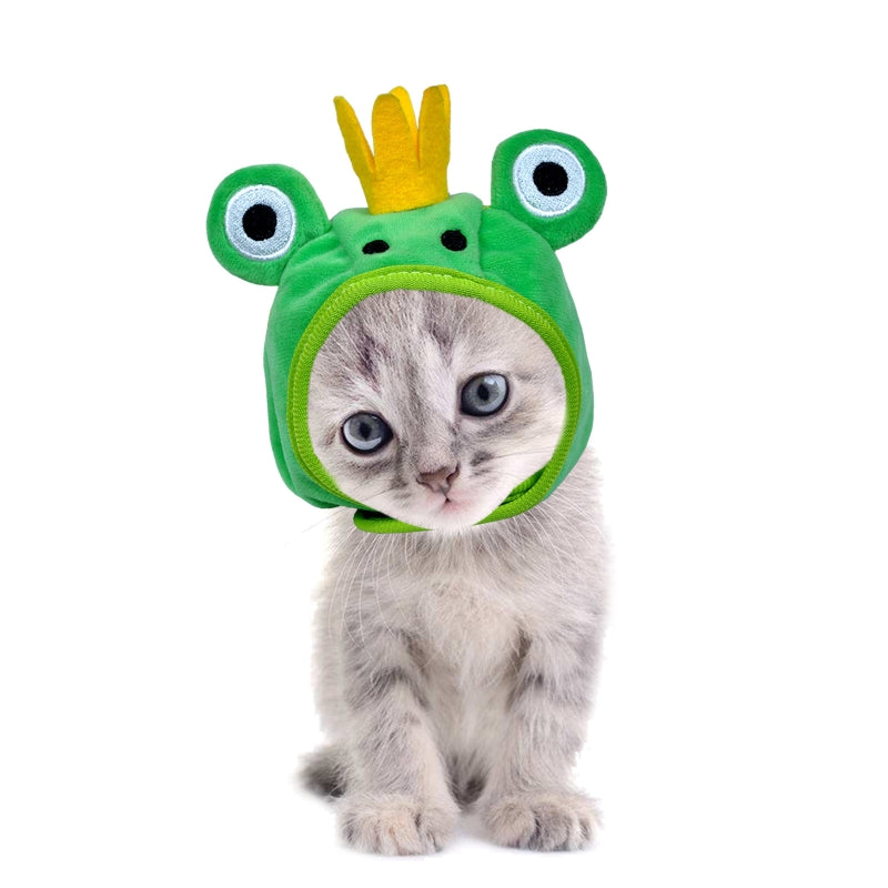 Frog Ear Warmer Hat for Pets Plush Costume Accessory - Smarsty