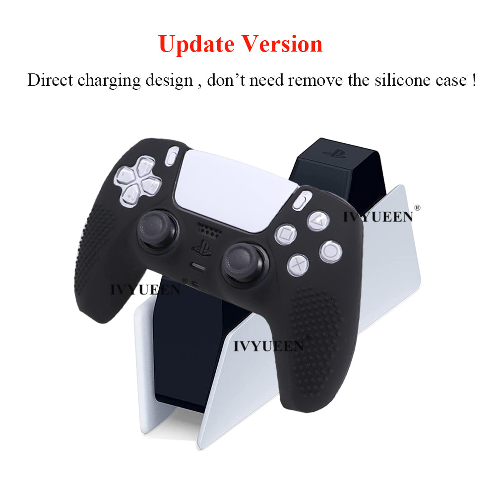 Ivyueen Anti-Slip Silicone Cover for PS5 Controller - Smarsty