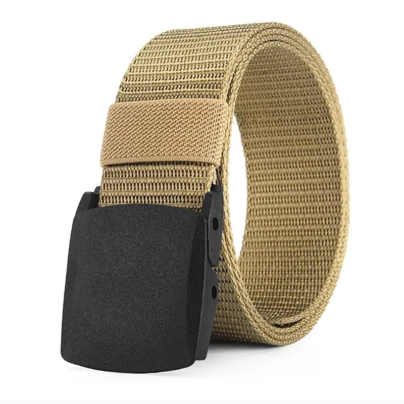 Unisex Canvas Tactical Belt Durable Metal Free Design - Smarsty