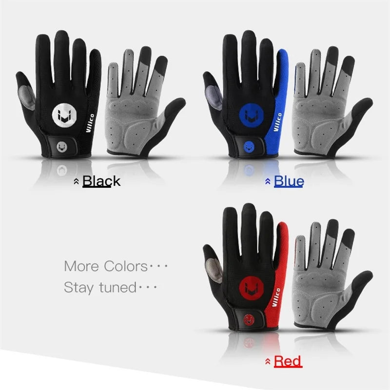 MTB Cycling Gloves Full Finger Anti Slip Breathable - Smarsty