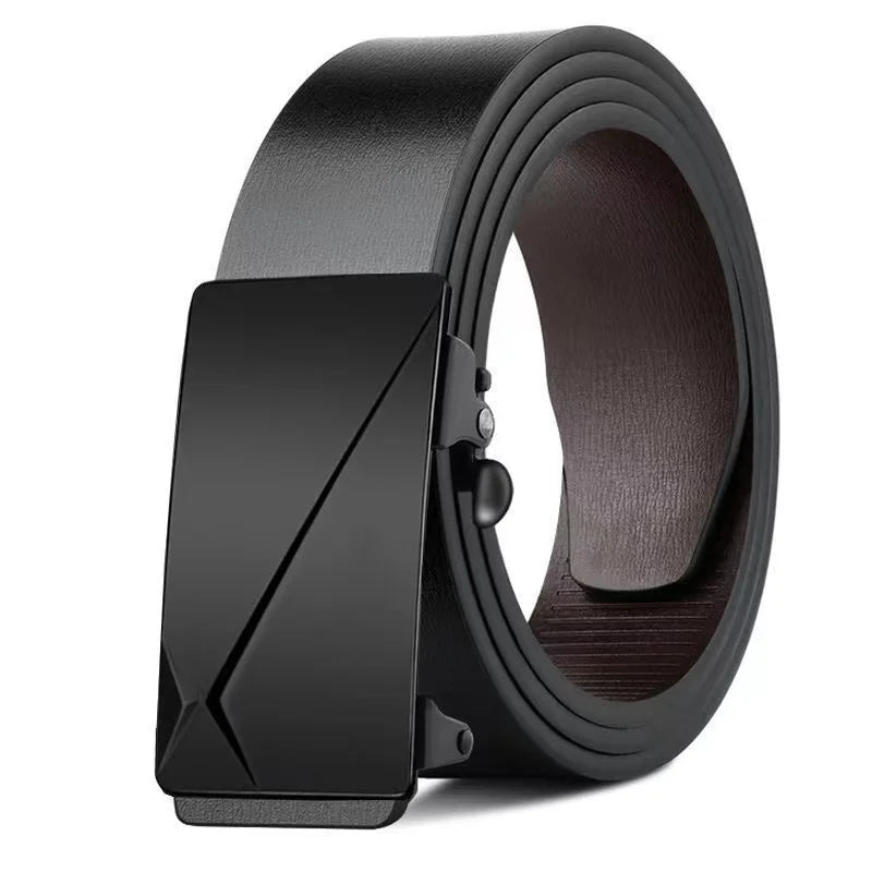 Luxury Genuine Leather Belt for Men with Automatic Buckle - Smarsty