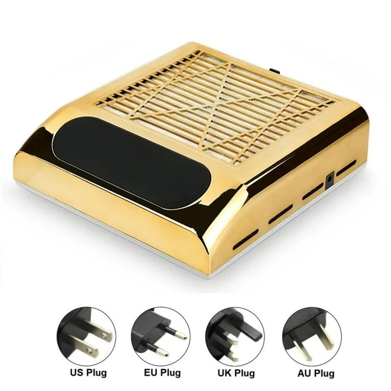 80W Nail Dust Collector Powerful Vacuum for Salon - Smarsty