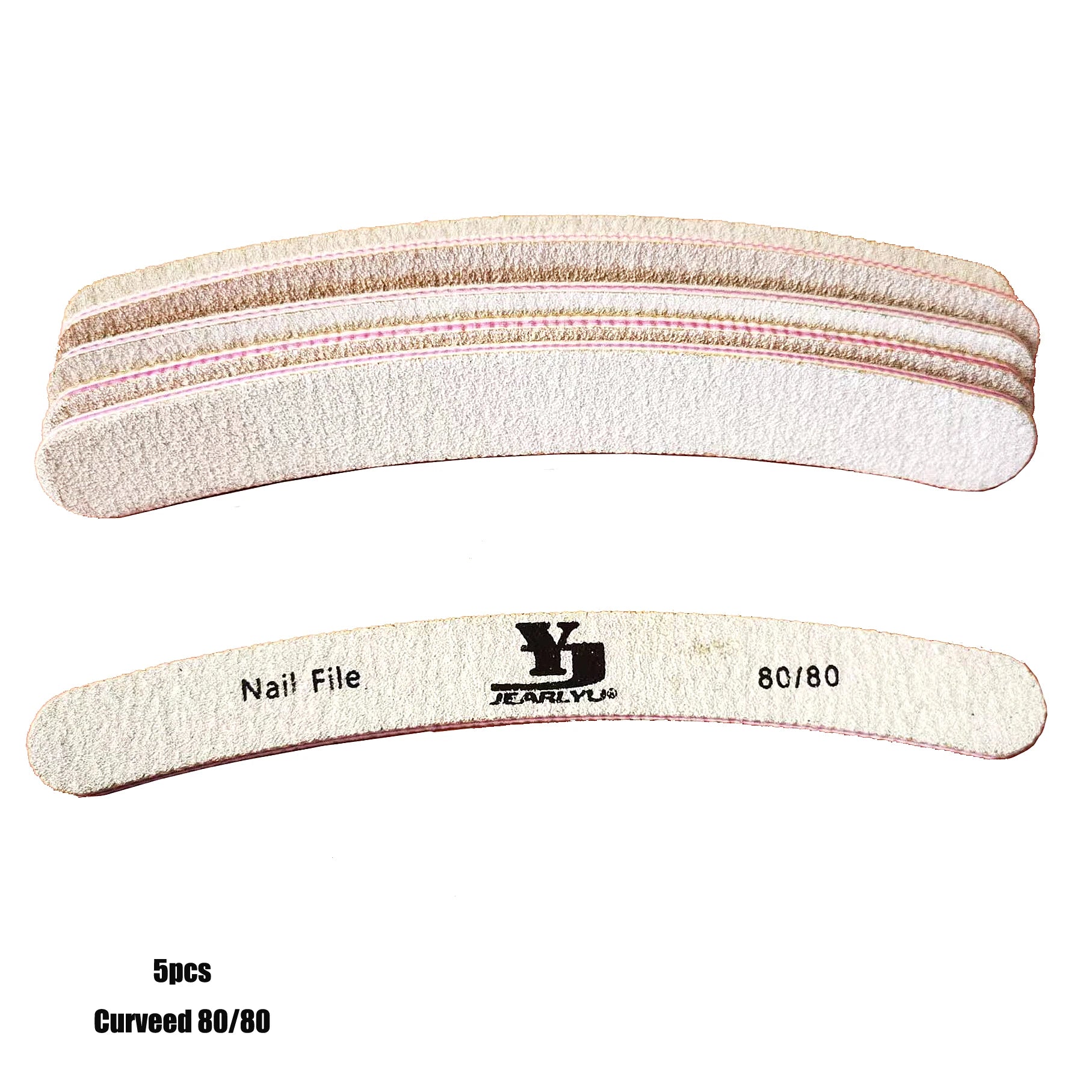 5Pcs Nail File Set with Colorful Grit Options - Smarsty