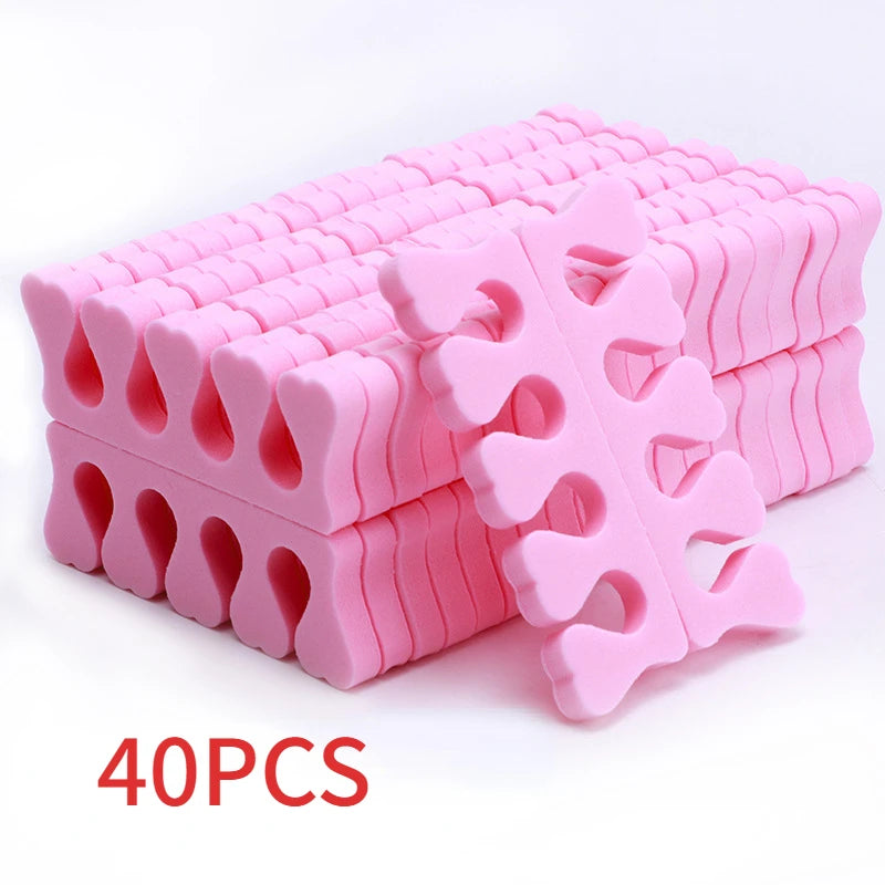 Soft Sponge Nail Art Toe Separators for Perfect Pedicures - Smarsty