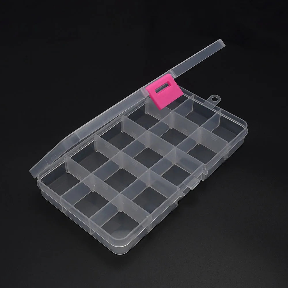 Plastic Jewelry Organizer Storage Box With Dividers - Smarsty