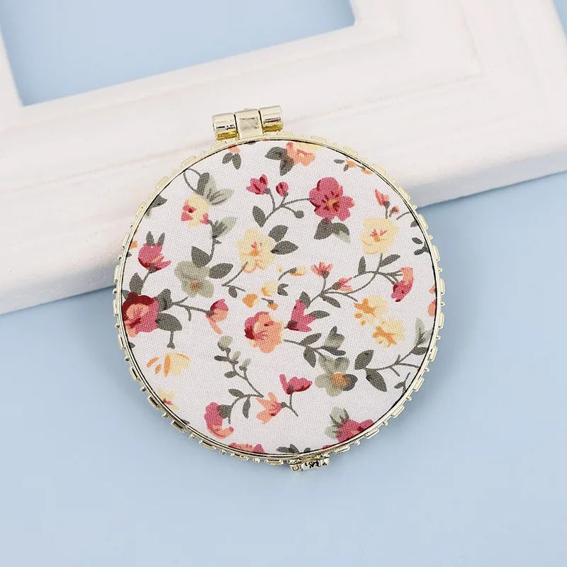 Portable Floral Makeup Mirror for Women Gifts - Smarsty