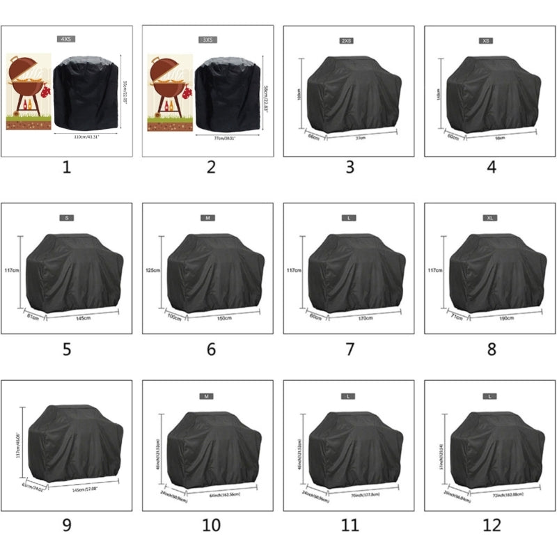 Waterproof BBQ Grill Cover for Ultimate Protection - Smarsty