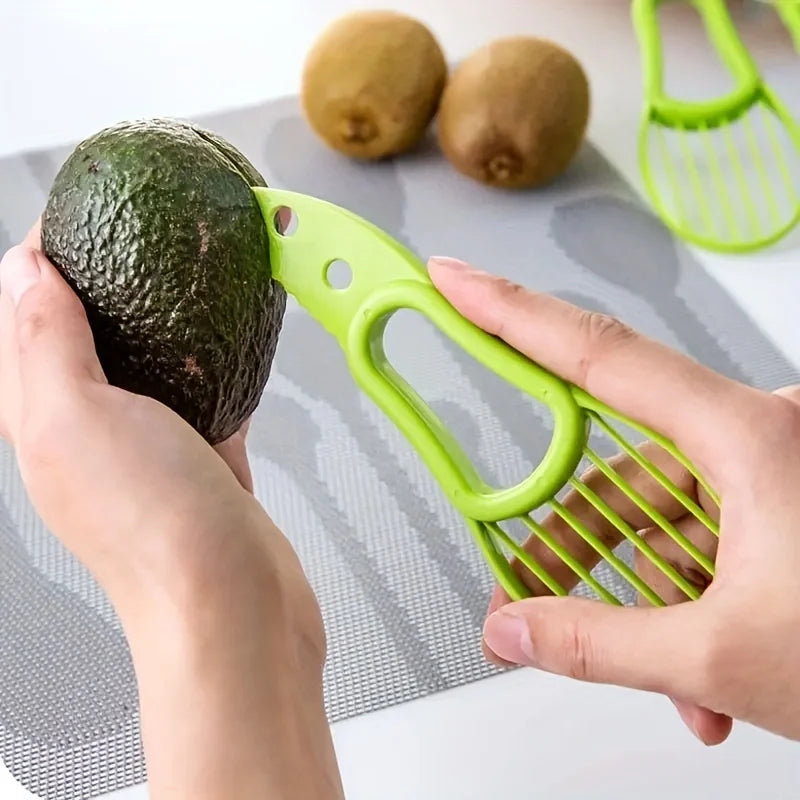 Multifunctional 3 in 1 Avocado Slicer, Outdoor Home Kitchen Camping Accessories Tools by Smarsty